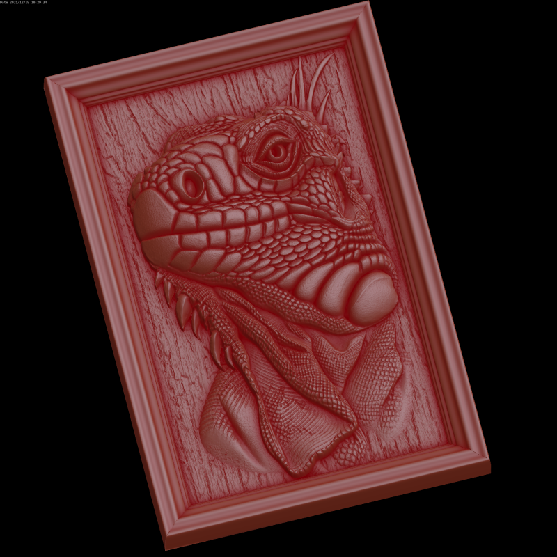 Ulga Model 3D .c4d .max .obj .3ds .fbx .stl .blend 