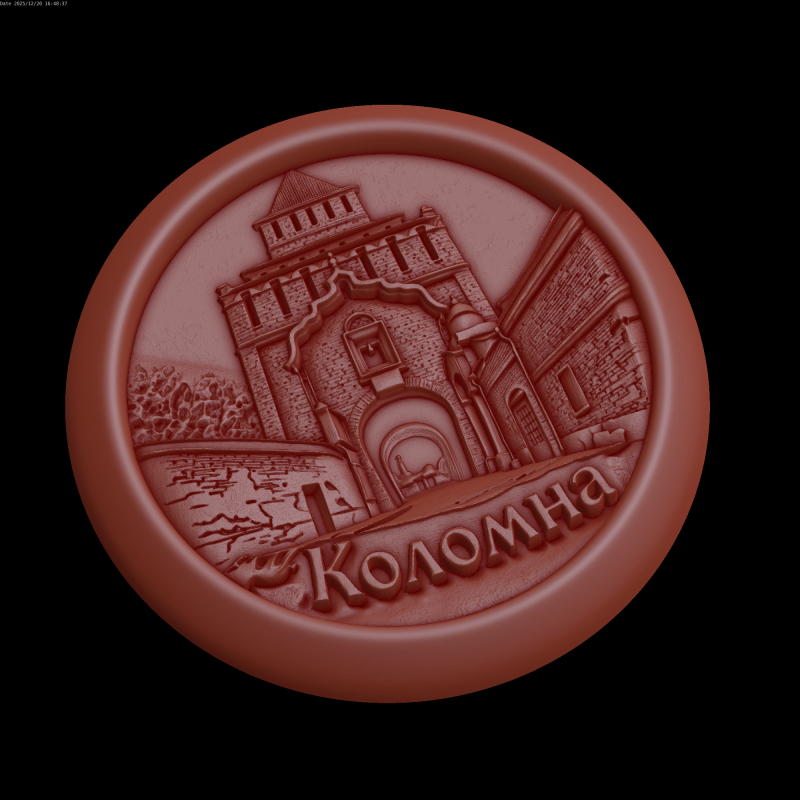 Relief 3D Model .c4d .max .obj .3ds .fbx .stl .blend 