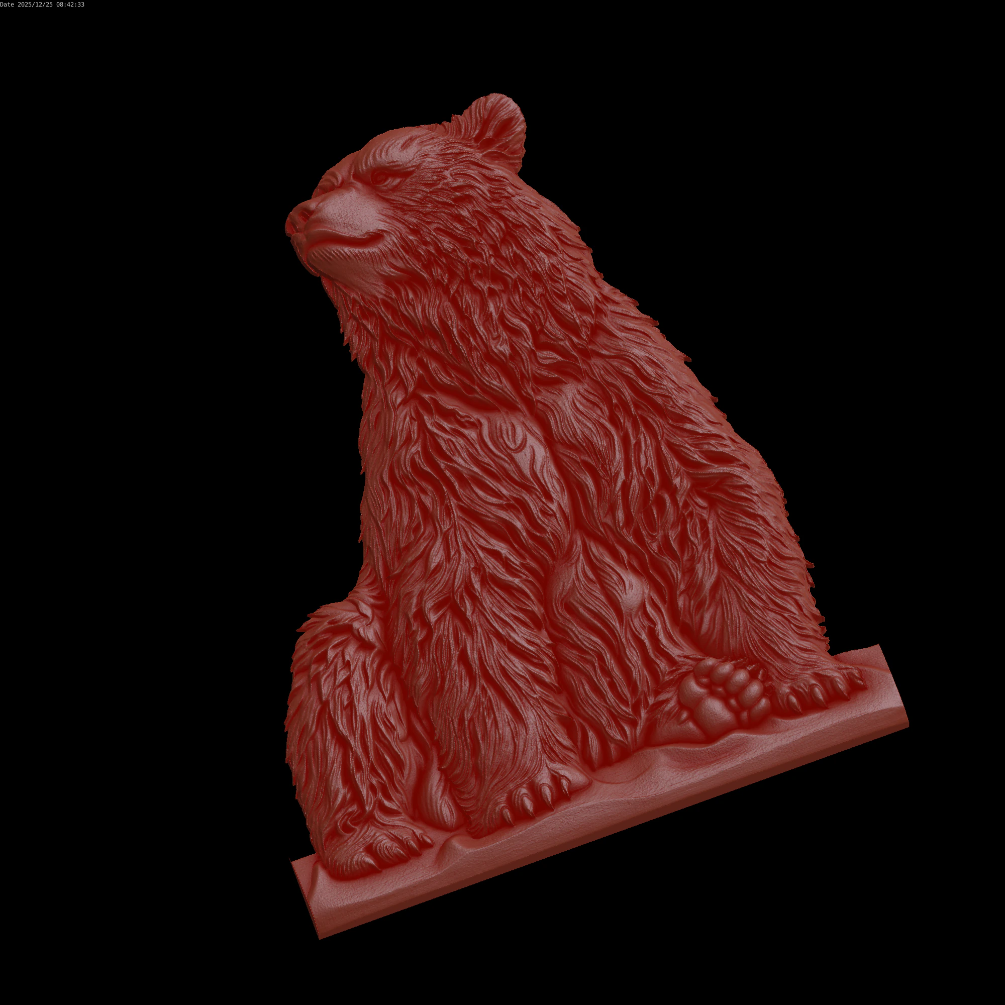 Relief 3D Model .c4d .max .obj .3ds .fbx .stl .blend 