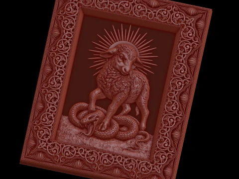 Relief 3D Model