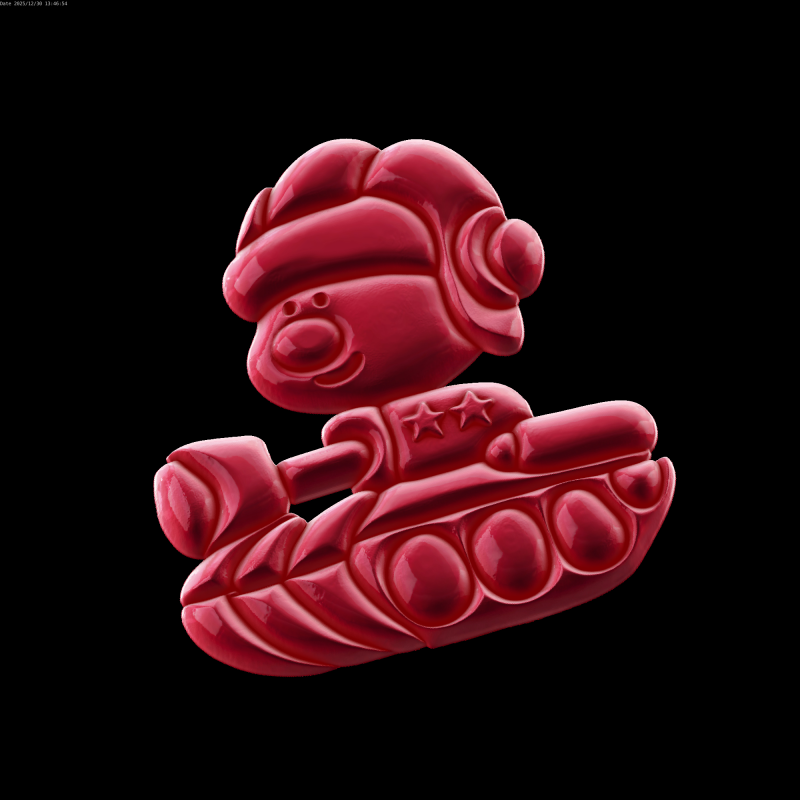 Relief 3D Model .c4d .max .obj .3ds .fbx .stl .blend 