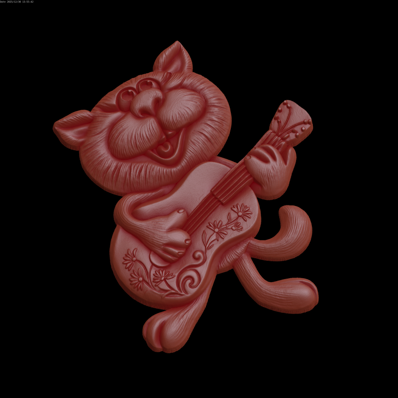 Relief 3D Model .c4d .max .obj .3ds .fbx .stl .blend 