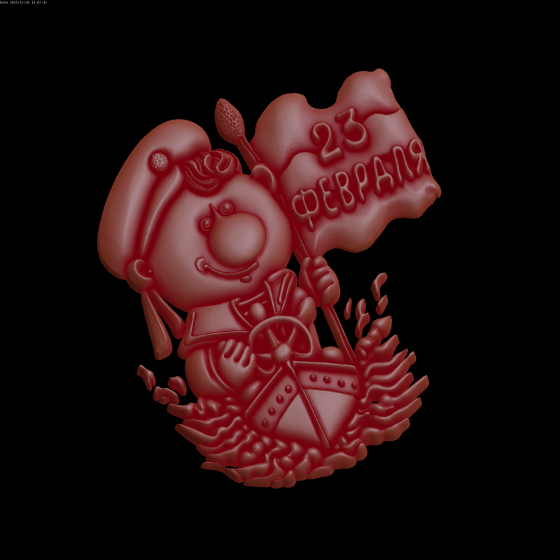 Relief 3D Model .c4d .max .obj .3ds .fbx .stl .blend 