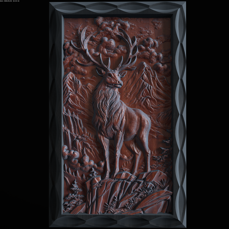 Relief 3D Model .c4d .max .obj .3ds .fbx .stl .blend 