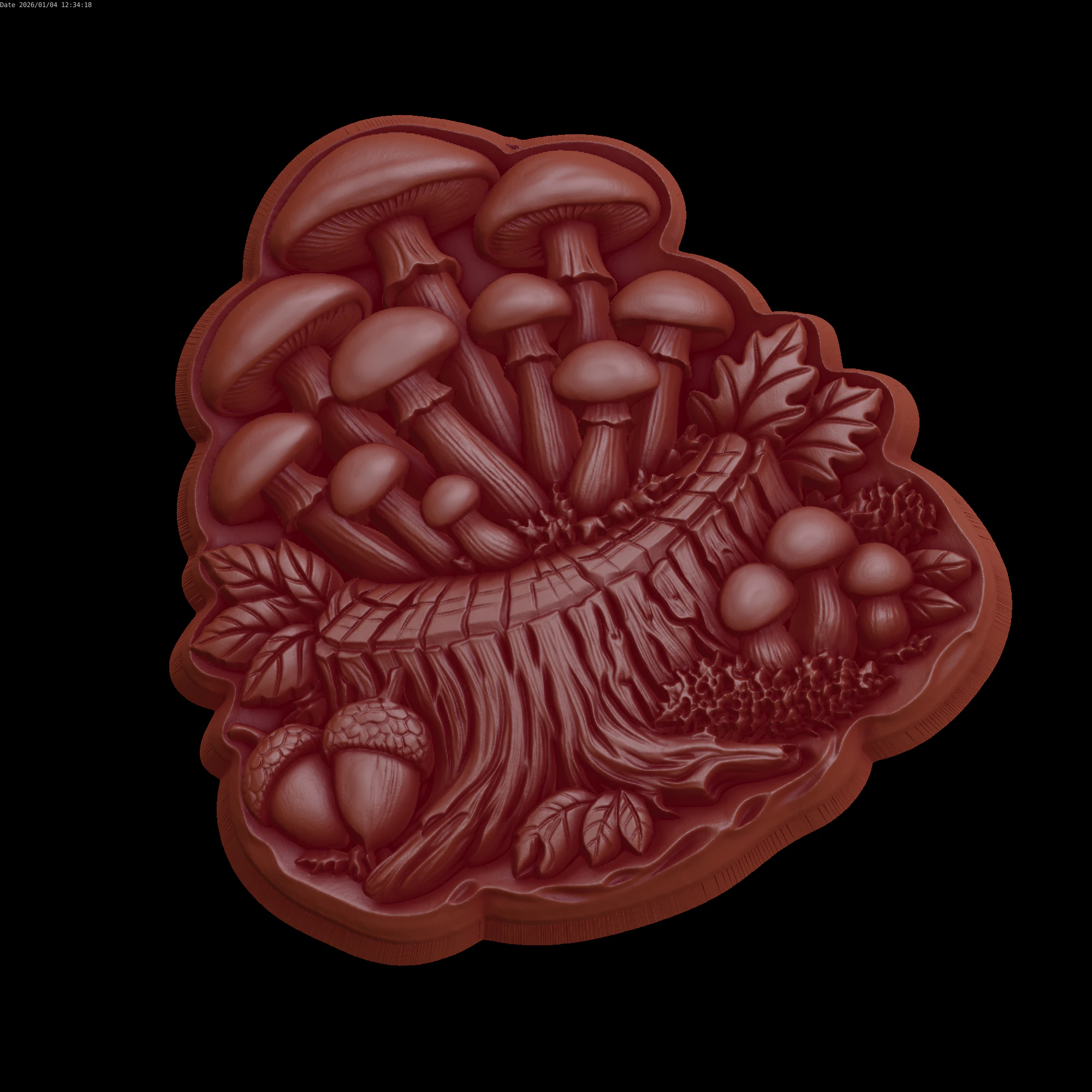 Relief 3D Model .c4d .max .obj .3ds .fbx .stl .blend 