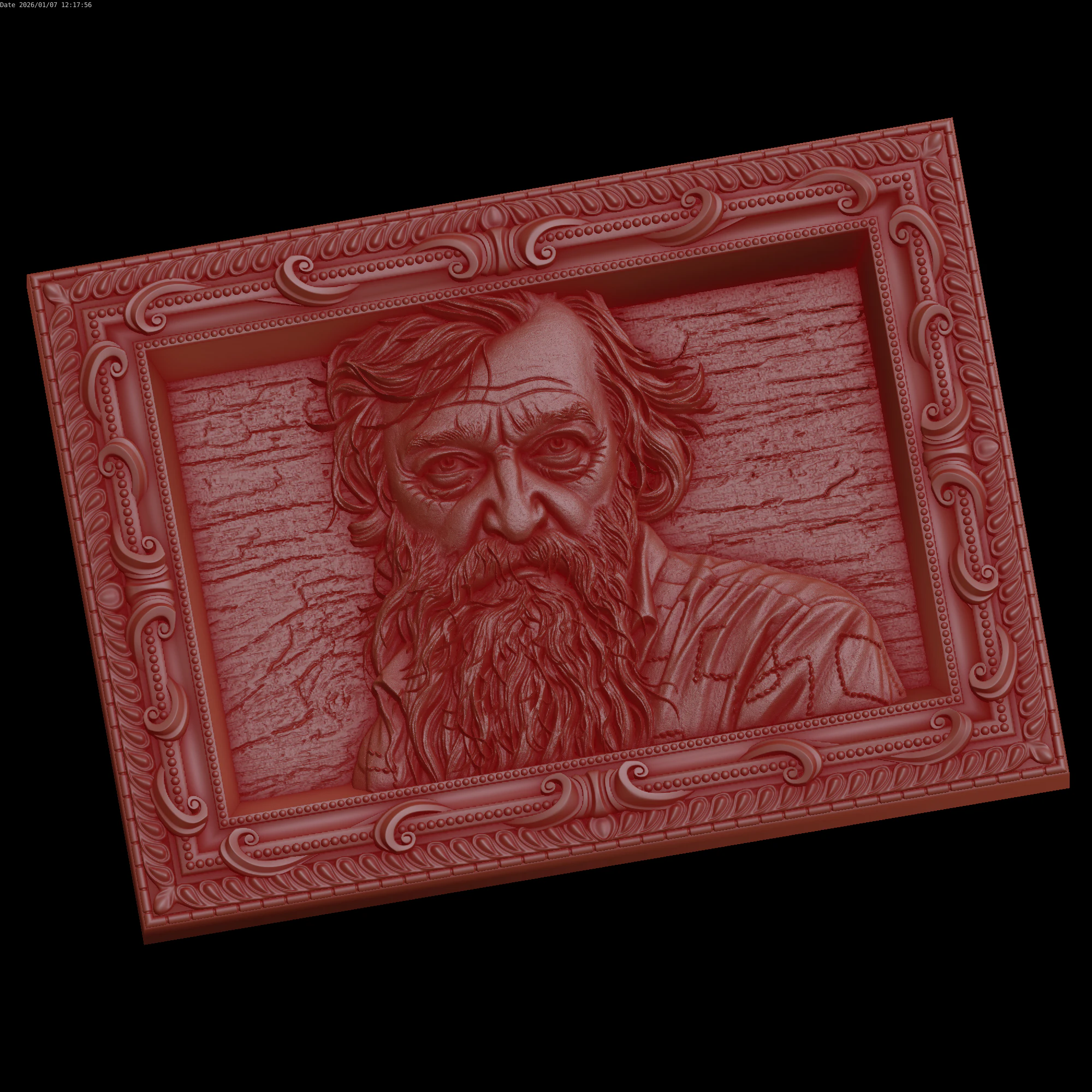 Relief 3D Model .c4d .max .obj .3ds .fbx .stl .blend