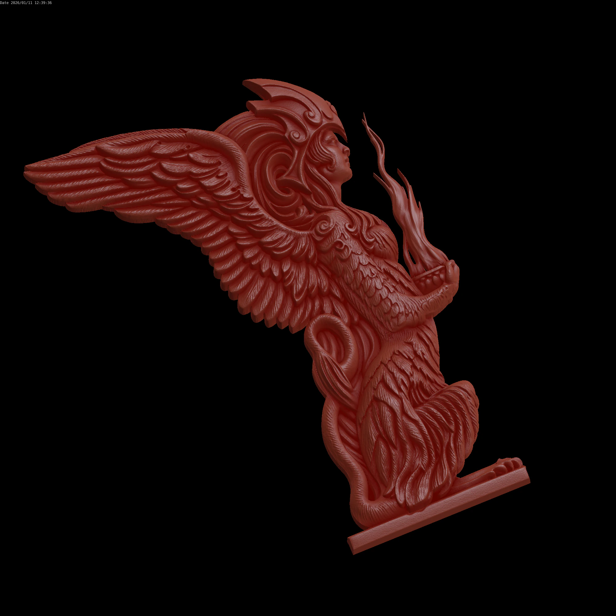 Relief 3D Model .c4d .max .obj .3ds .fbx .stl .blend 