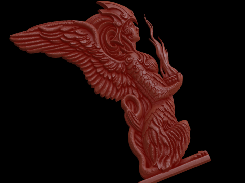 Erleichterung 3D Modell