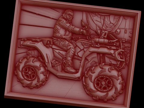 Relief 3D Model