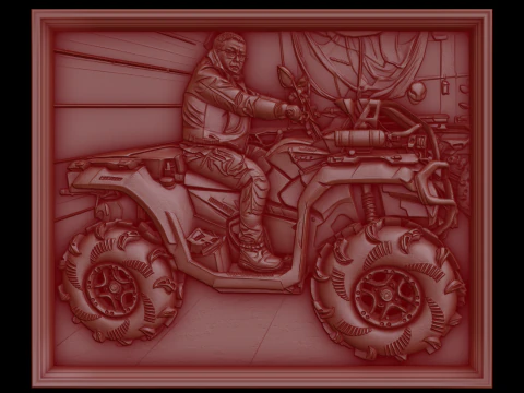 Relief 3D Model