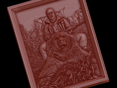 рельєф 3D Модель