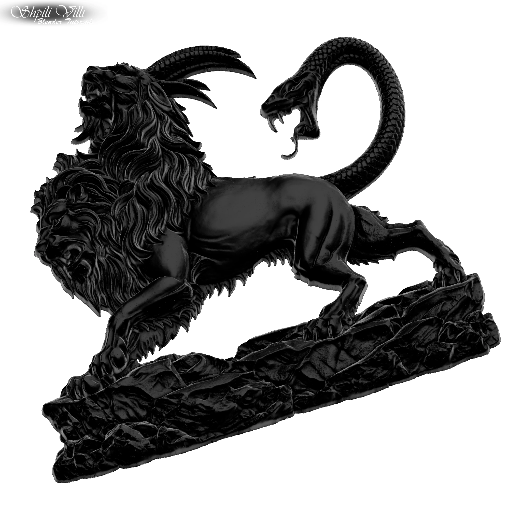 Relief 3D Model .c4d .max .obj .3ds .fbx .stl .blend 