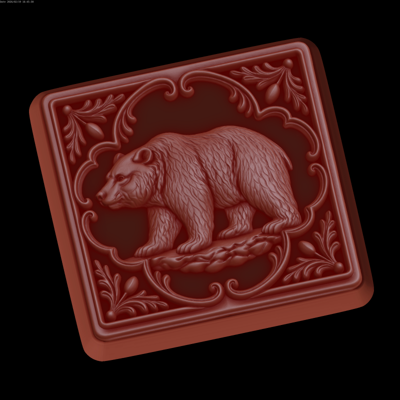 Relief 3D Model .c4d .max .obj .3ds .fbx .stl .blend