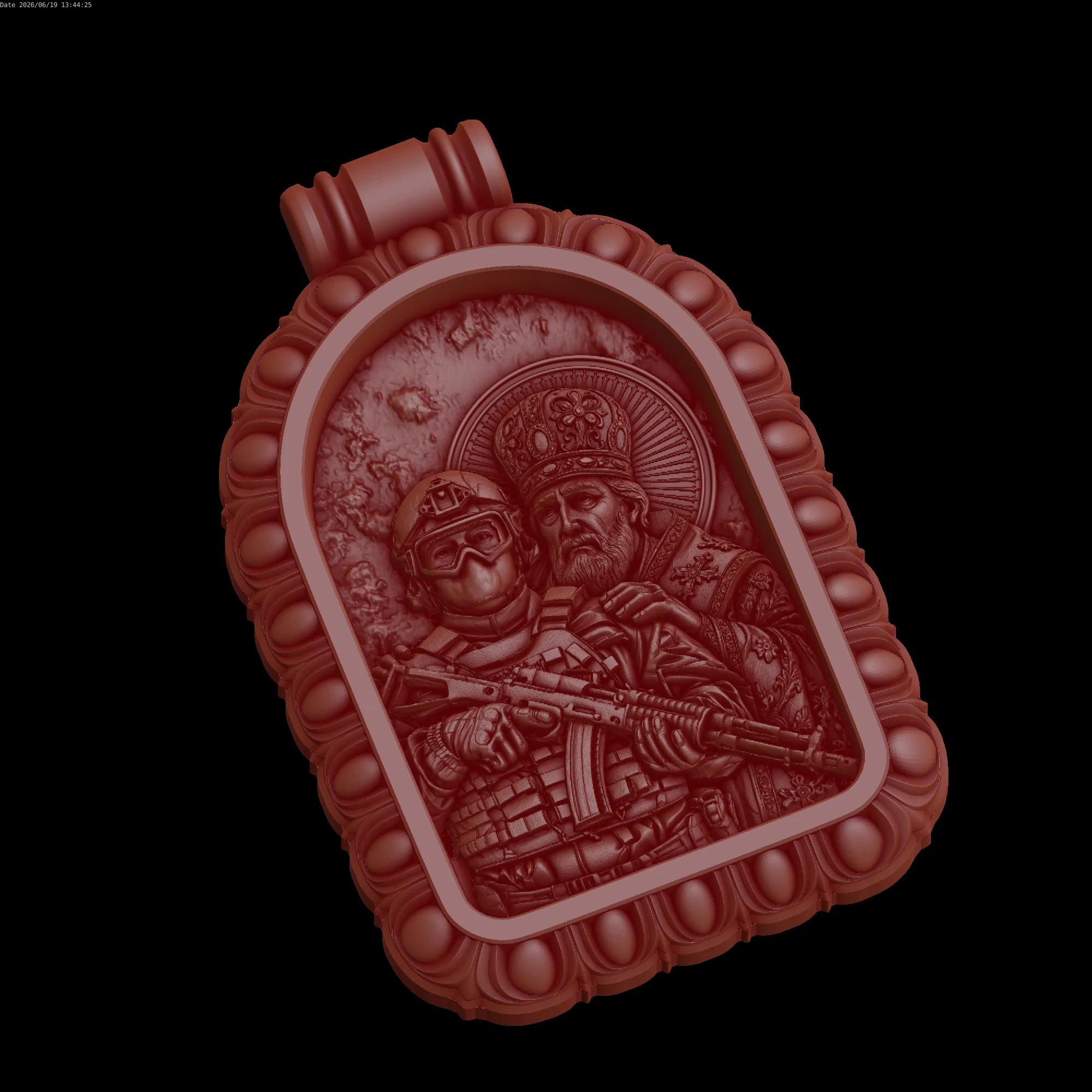 Relief 3D Model .c4d .max .obj .3ds .fbx .stl .blend 