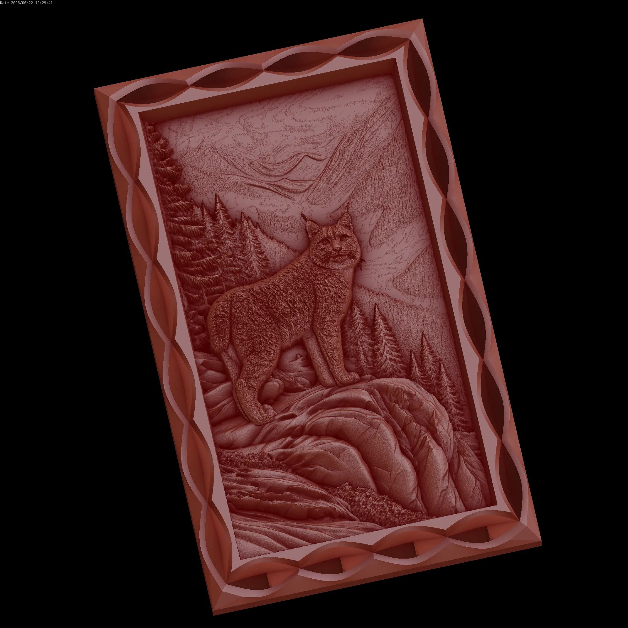 Relief 3D Model .c4d .max .obj .3ds .fbx .stl .blend 