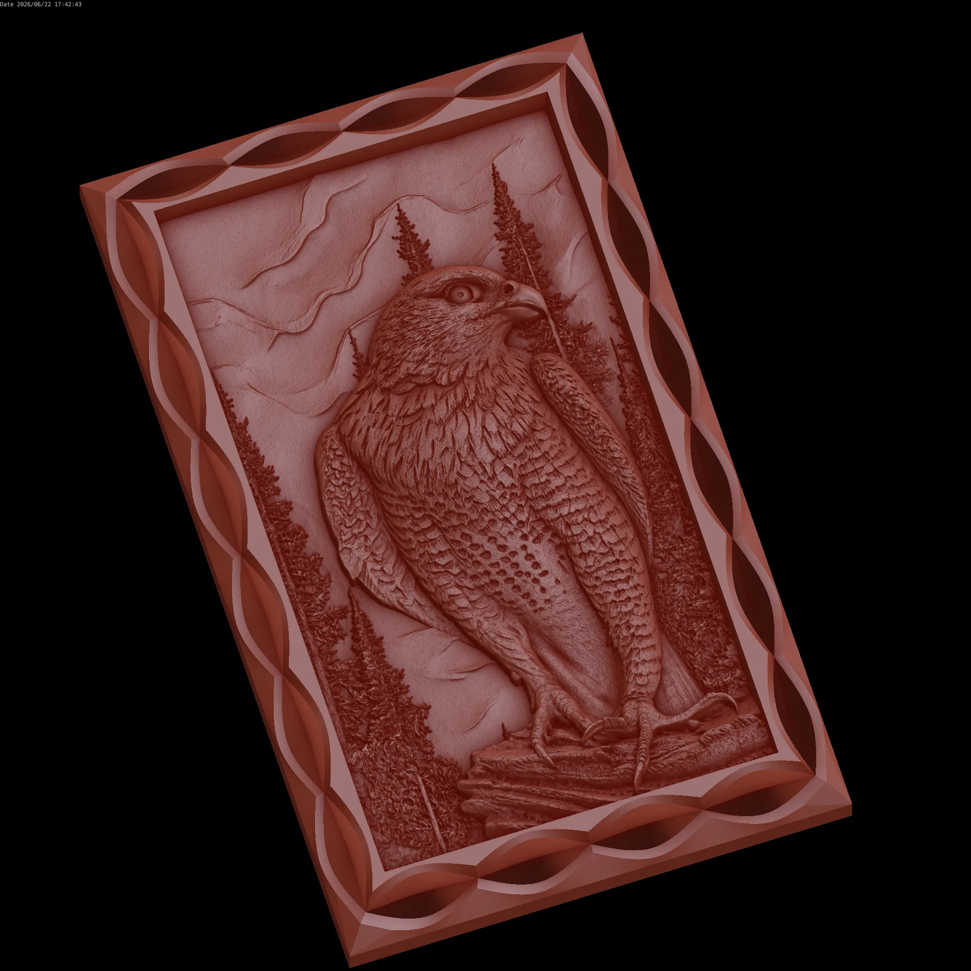 Relief 3D Model .c4d .max .obj .3ds .fbx .stl .blend 