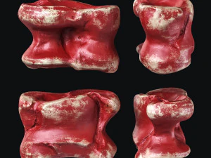 asyq rosso Modello 3D