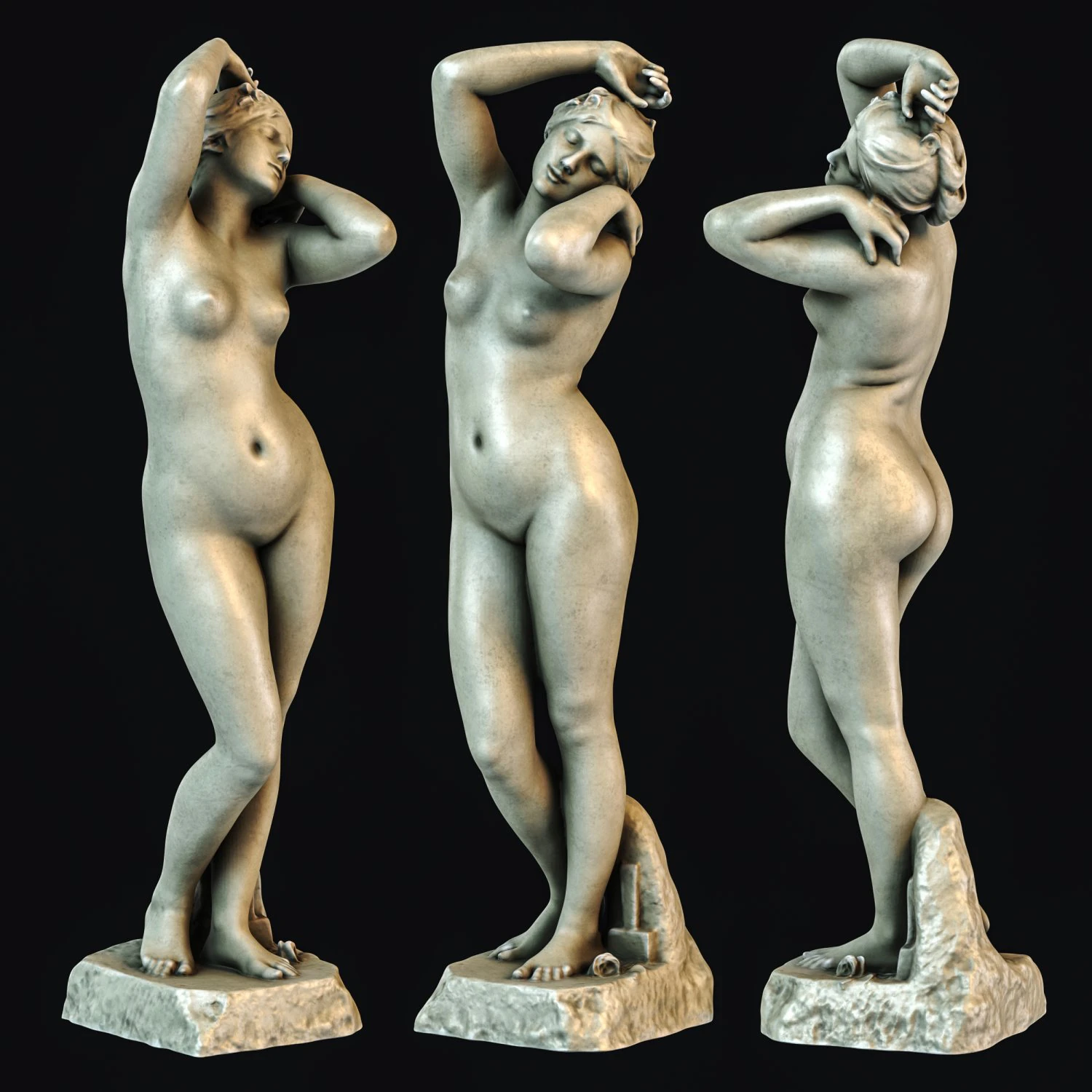 risveglio Modello 3D .c4d .max .obj .3ds .fbx .stl .blend