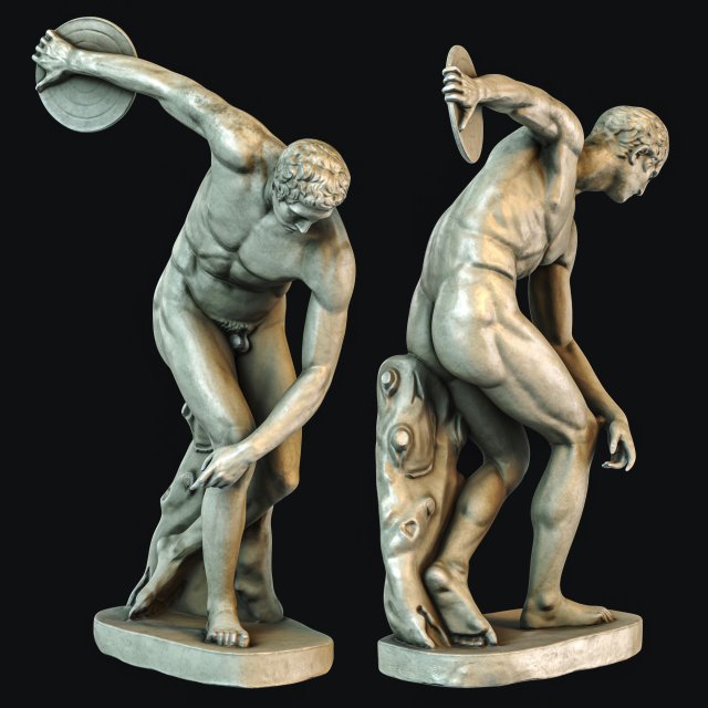 discobolus 3D Model .c4d .max .obj .3ds .fbx .stl .blend 