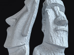 moai 3D Модель