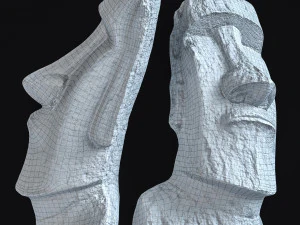 moai 3D Model