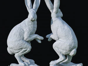 sitting hare 3D Model