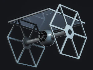star wars tie fighter desk 3D Model