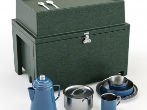 the chuck box camp kitchen 3D मॉडल