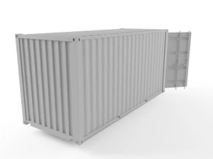 20ft shipping container 3D Model