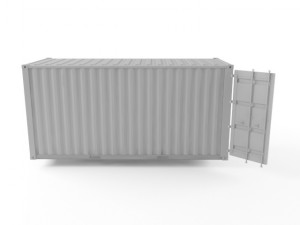 20ft shipping container 3D Модель