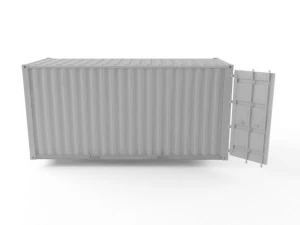 20ft shipping container 3D Model