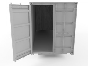 20ft shipping container 3D Модель