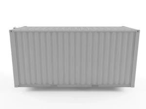20ft shipping container 3D Model