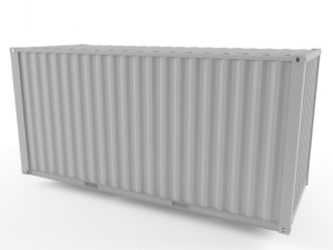 20ft shipping container 3D Модель