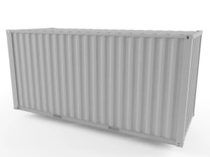 20ft shipping container 3D Model
