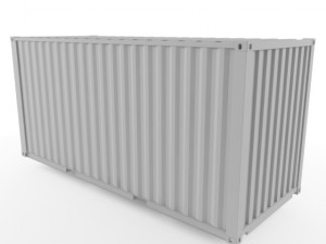 20ft shipping container 3D Модель