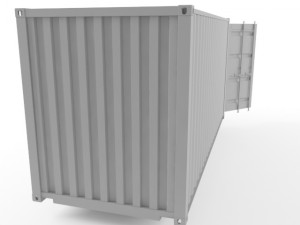 20ft shipping container 3D Модель