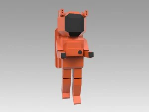 astronauta Modello 3D