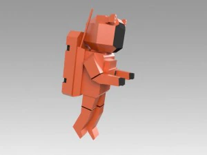 astronauta Modello 3D