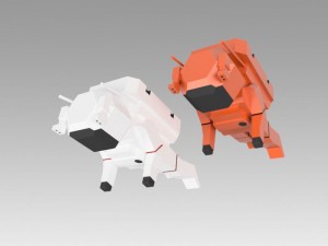 astronaut set Modello 3D