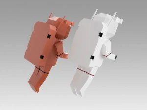 astronautenset 3D Model