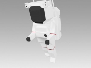 astronaut set Modello 3D