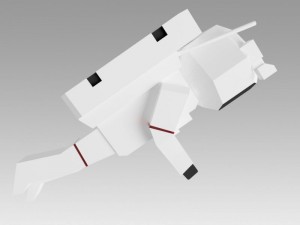 astronaut set Modello 3D