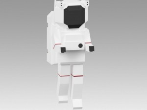 astronaut set Modello 3D