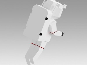 astronaut set Modello 3D