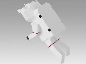 astronaut set Modello 3D