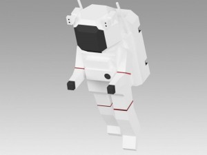 astronaut set Modello 3D