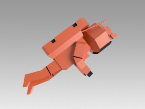 astronaut set Modello 3D