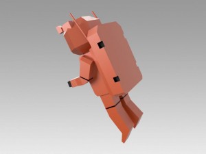 astronaut set Modello 3D
