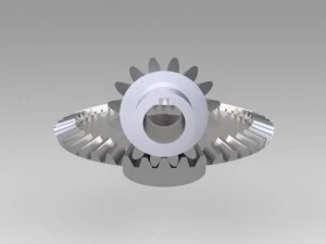 pinion conical 3D Model